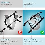 JX FITNESS Door Frame Pull Up Bar with Padded Handles Foldable No Drilling view 3