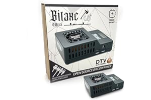 DTV ₿ ELECTRONICS Bitaxe Ultra Open Source Bitcoin ASIC Miner - BTC Miner with 500 GH/s Hash Rate, Low Power Consumption - Qu