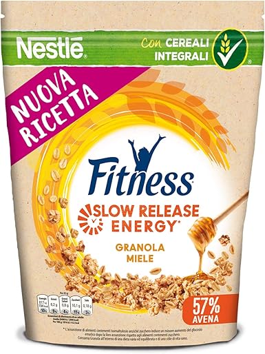 Cereales NESTLÉ Fitness granola - Copos de avena integral y trigo ...