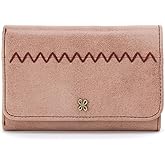 HOBO Jill Trifold Wallet For Women - Snap Flap Closure and Patterened Polyester Lining, Compact and Handy Wallet