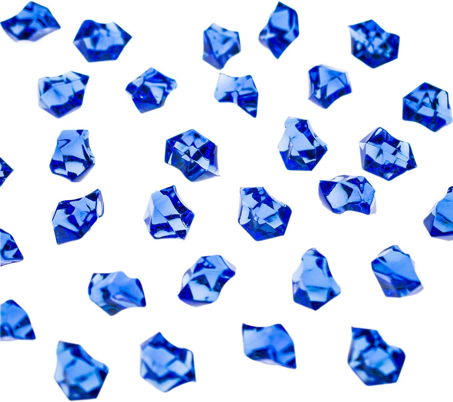 Vase Fillers - 120 Pack Acrylic Color Ice Rock Crystals Treasure Gems for Table Scatters, Home Vase Fillers, Event, Wedding, Arts & Crafts, Birthday Decoration Favor (1