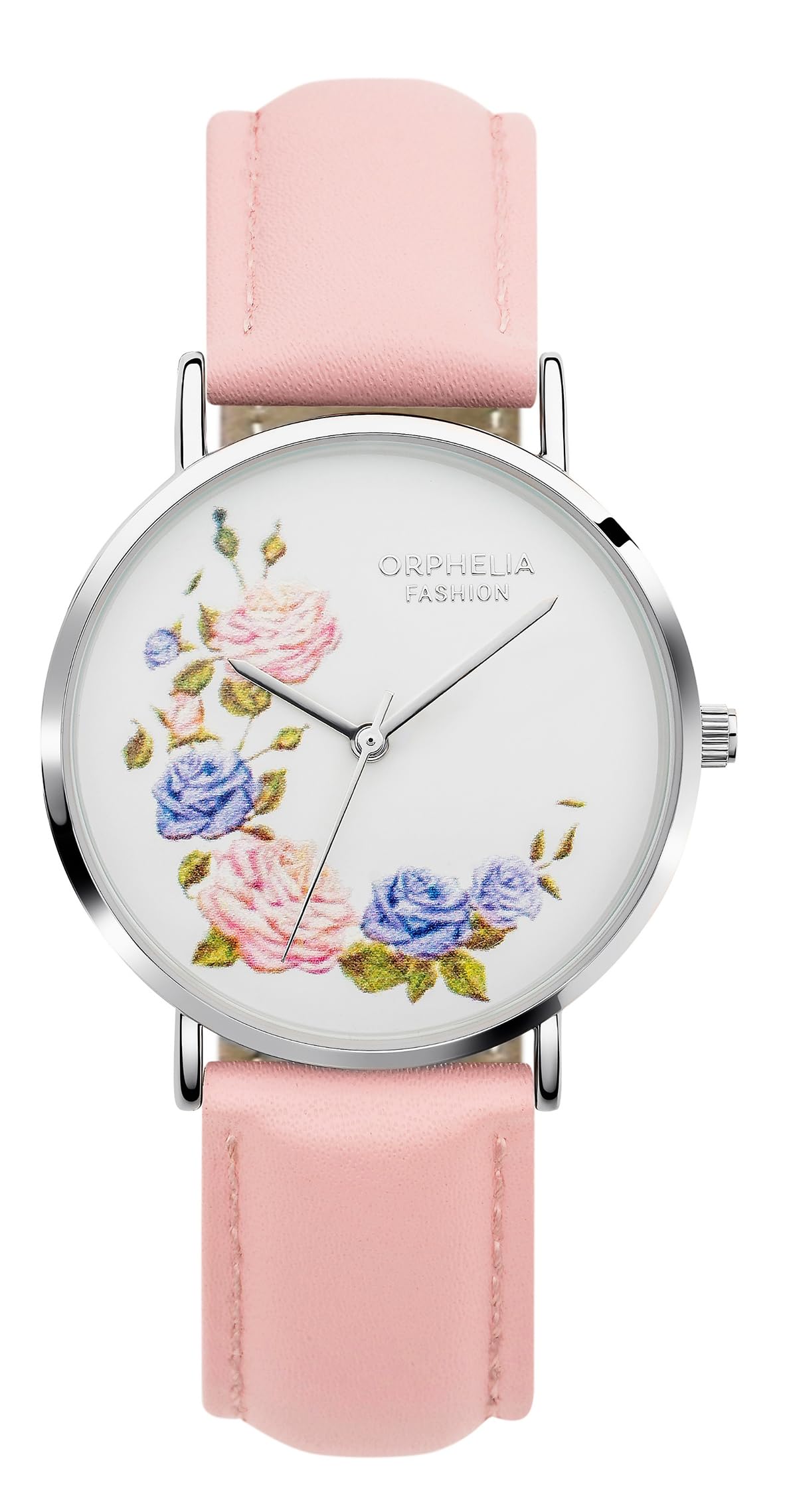 Orphelia Fashion Womens Analogue Watch Floral with Leather Strap