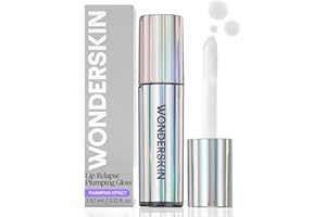 Wonderskin Lip Relapse Plumping Gloss – Lip Plumper Gloss for Fuller-Looking Lips with Hydrating, Non-Sticky, High-Shine Finish