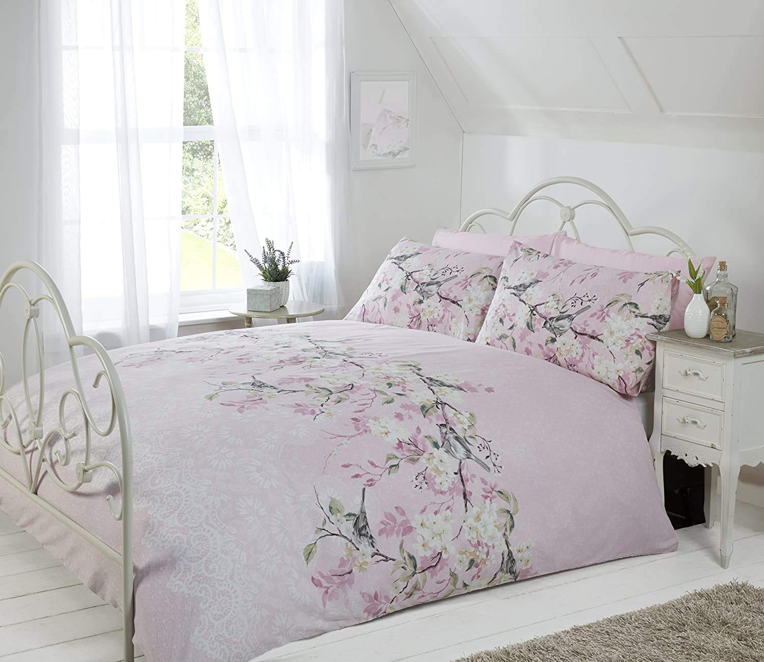Rapport Eloise Duvet Set, Pink, Double