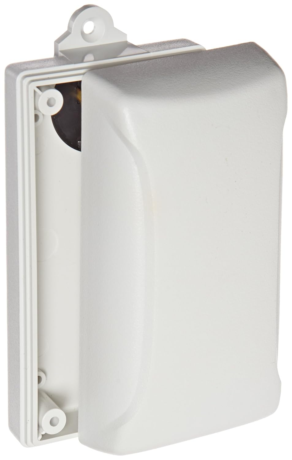 BUD Industries PPB11861WT ABS Plastic Power Plug Box, 47/64" Length