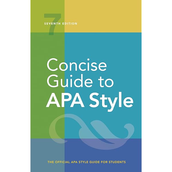 Publication Manual (OFFICIAL) 7th Edition of the American