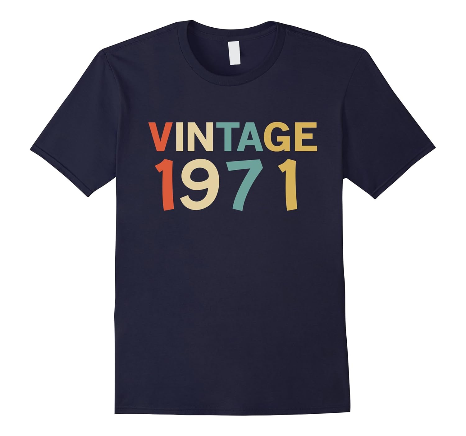 Funny Vintage 1971 Birthday Gift T-Shirt-Rose