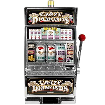 Trademark Poker 10 41740 Crazy Diamonds Slot Machine Bank Authentic Replication Toys Games Pretend Play Urbytus Com