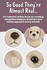 Living Nature Golden Retriever Puppy Plush Toy 15cm Eco Friendly view 4