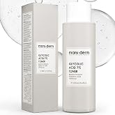 Maruderm Glycolic Acid 7% Toner for Dull, Uneven &amp; Rough Skin Care 250ml | Exfoliates dead cells &amp; clears pores for a radiant, glowing complexion. Powered by Licorice, Hyaluronic Acid &amp; Panthenol