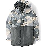 The Children's Place Boys Heavy 3 in 1 Winter Jacket, Wind-resistant Water-resistant Shell, Fleece Inner