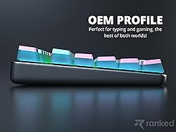 Ranked Pudding PBT Keycaps | 112 Double Shot