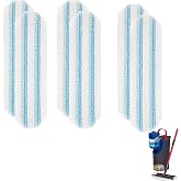 6 Pack Reusable Mop Pads Compatible with O-Cedar/Vileda H2prO System,Microfiber Pads Refills Machine Washable Up to 100 Times Wet Dry Use Suitable for All Floor Types (6 Pack)