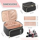 Ethereal Travel Makeup Bag Large Capacity Water-Resistant Cosmetic Case view 6