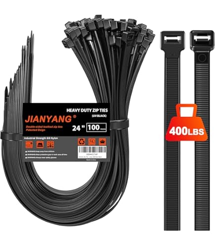 Amazon.com: Armpow 24 inch Blue Zip Ties Heavy Duty 50 PACK, 250