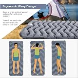 Unigear Ultralight Inflatable Sleeping Pad 188 cm Camping Mat 200 kg Load view 3