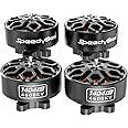 SpeedyBee 1404 4600KV Brushless FPV Motor for Bee25 2.5" FPV Drones – 4pcs Motors Aerospace-Grade Aluminum, Powerful & Stable Performance for 2.5 3" 4" Builds FPV Drone Whoop Toothpick Cinewhoop