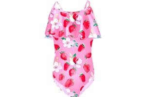 Danvren Girls One Piece Swimsuits Quick Dry Beach Mermaid Swimwear Bathing Suit for Beach 5-12 Years