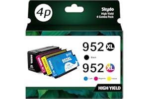 952XL Ink Cartridges Replacement Compatible for HP 952XL Ink Cartridges 952 Ink Work with Officejet Pro 8710 7740 8720 8730 8