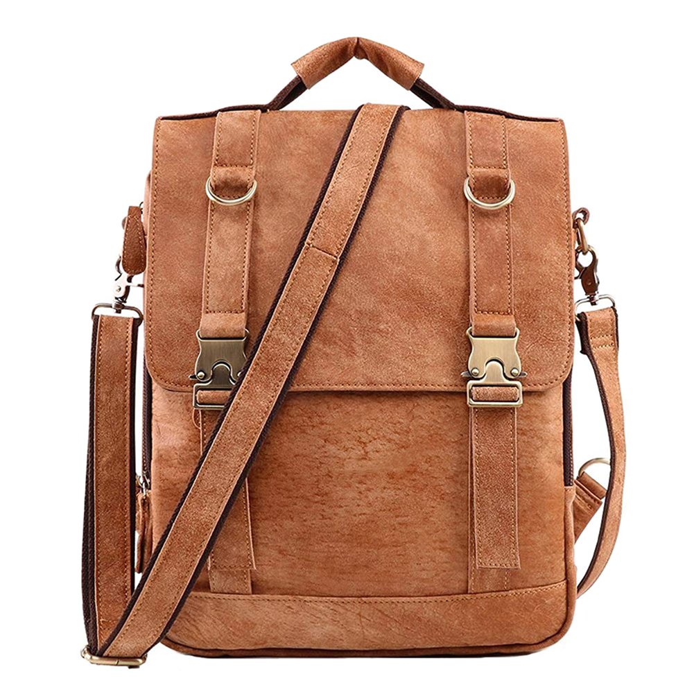 （JOYIR）メンズリュック 3way ビジネスリュック 本革 大容量（ブラウン）