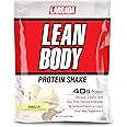Labrada Lean Body MRP All-In-One Vanilla Meal Replacement Shake. 40g Protein Whey Blend, 8g Healthy Fats EFA's & Fiber, 22 Vitamins and Minerals , No artificial color, Gluten Free, (80 MRP Packets)