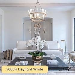 TJOY LED Candelabra Bulbs Dimmable, 60W Equivalent