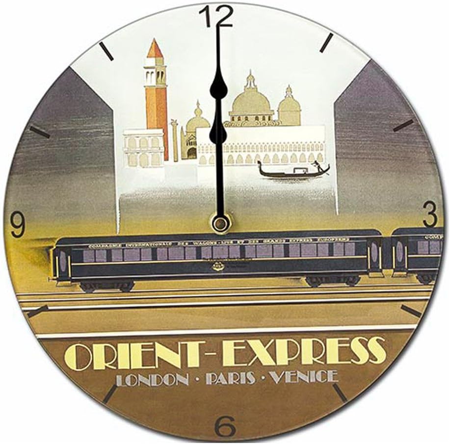 Orient Express Round Medium 25cm Kitchen Wall Clock