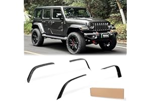 Front & Rear Fender Flares Compatible with 2021-2024 Jeep Wrangler Sport S 4XE, Sahara 4XE, High Altitude 4XE,Off-road Widene