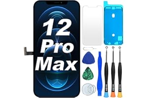 DIGI4U LCD for iPhone 12 Pro Max Screen Replacement, 6.7''[3D Touch][Small Notch] Screen for iPhone 12 Pro Max Display Digitizer Assembly, with Repair Tools for iPhone 12 Pro Max LCD
