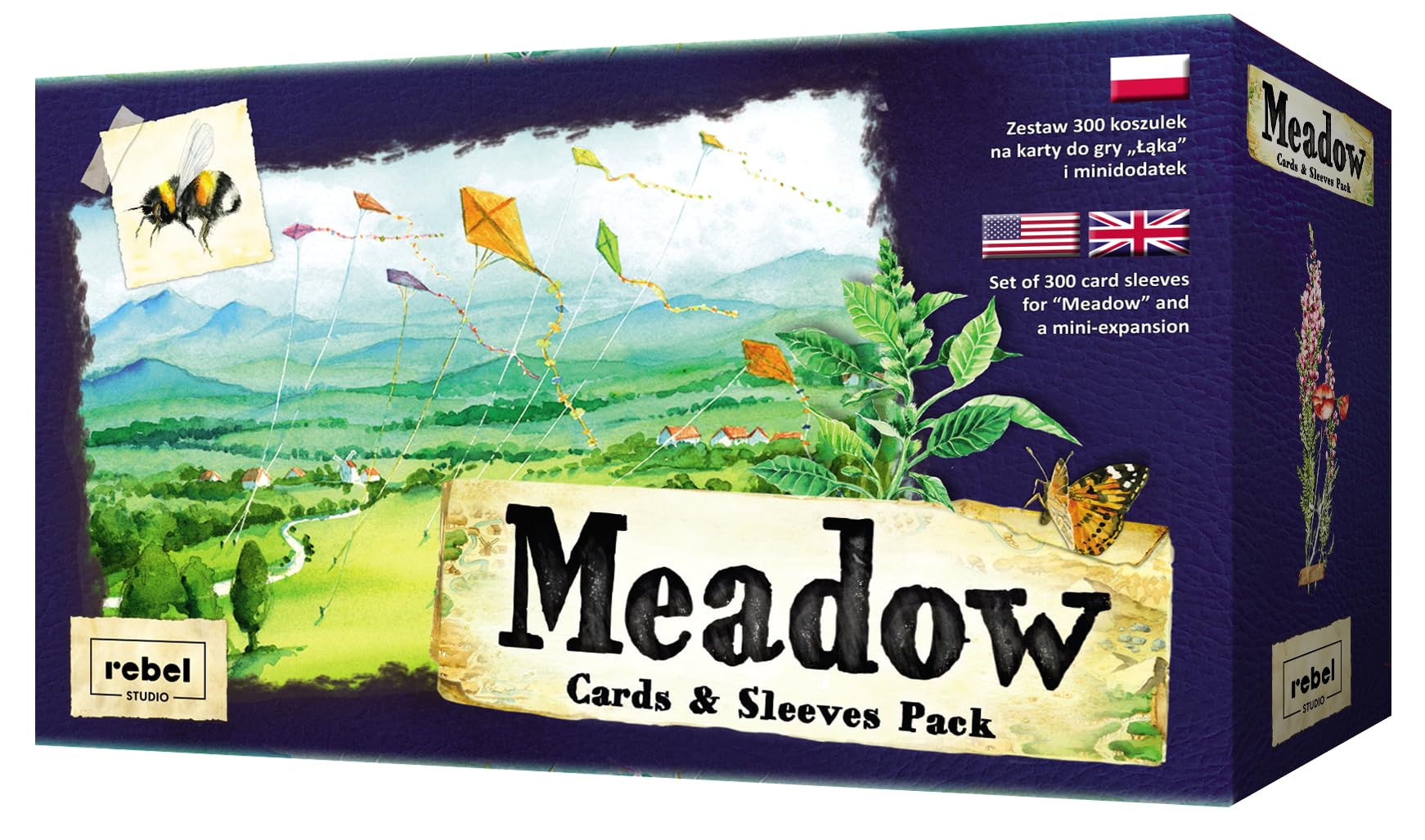 Rebel, Meadow: Cards and Sleeves Pack, Game Accessory
