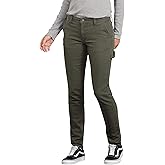 Dickies Womens Slim Straight Stretch Duck Carpenter Pant
