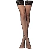 CALZEDONIA Woman's Micronet Thigh-Highs