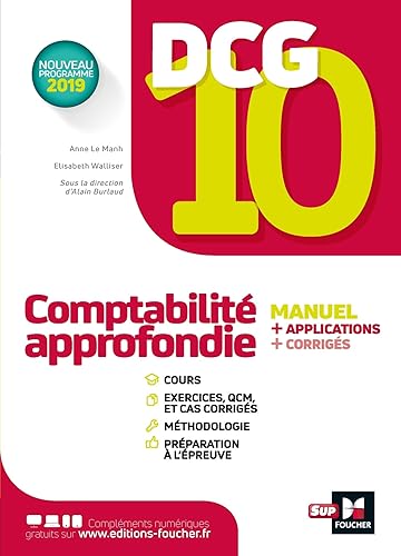 Download DCG 10 - Comptabilité approfondie -Manuel et applications PDF