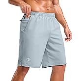 G Gradual Men's Workout Gym Shorts with 2 Zipper Pockets 7"/ 5"/ 9" Quick Dry Athletic Running Basketball Shorts for Men