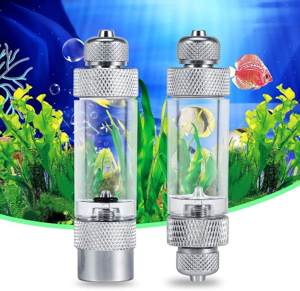 Fdit Aquarium Water Plant Co2 Bubble Counter Single Head Non-Return Bubble Counter Fish Tank Tool (3.1 * 0.8Inch) - Image 4