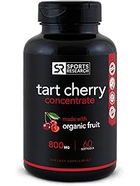 Tart Cherry Concentrate - Made from Organic Cherries; Non-GMO & Gluten Free; Packed with Antioxidants and Flavonoids - 60 Liquid Softgels, 2 Month Supply!