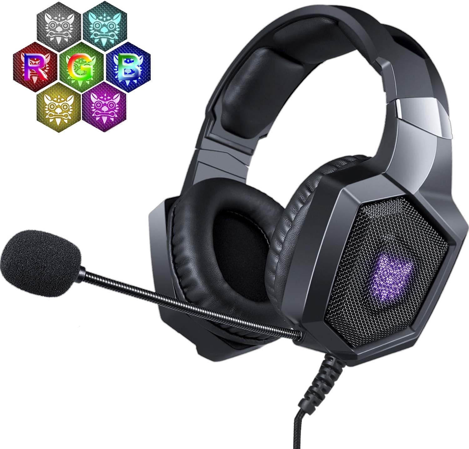 Nerdi Headphone for PS4, Xbox One, PC, Mac,