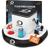 Floating Cooler for Pool, Lake, River and Kayak, Holds 24 Cans, Insulated