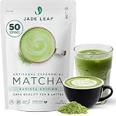 Jade Leaf Ceremonial Grade Matcha Powder, 50g / 1.76oz | Best for Matcha Lattes, Warm or Iced - Authentic Japanese Matcha Gre
