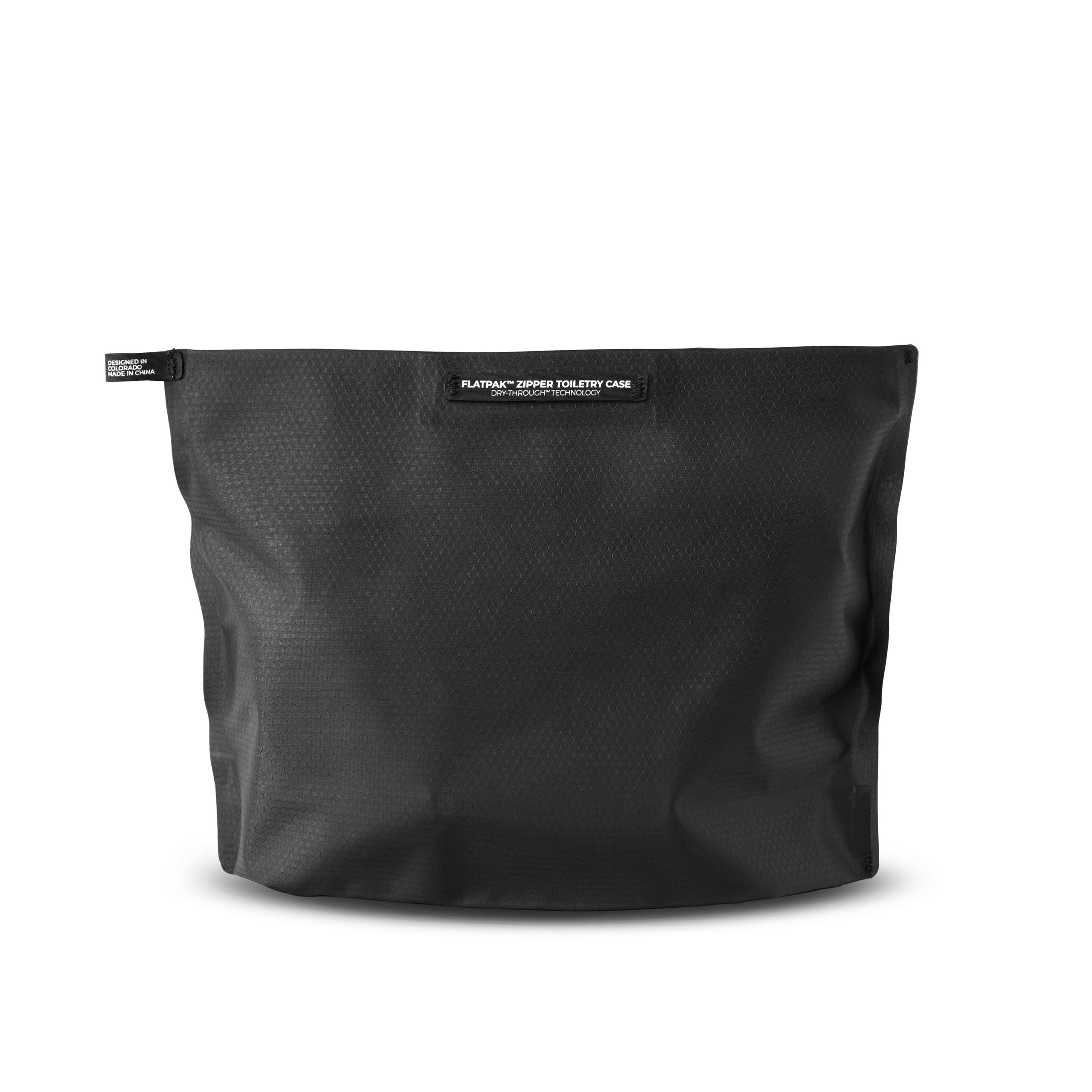 Matador Zipper Toiletry Case - Leakproof & Water Resistant Wash Bag; Dry Through Pouch Bag with Flat Bottom Design; Travel Bag for Toiletries, Makeup, Cosmetics, Home Office