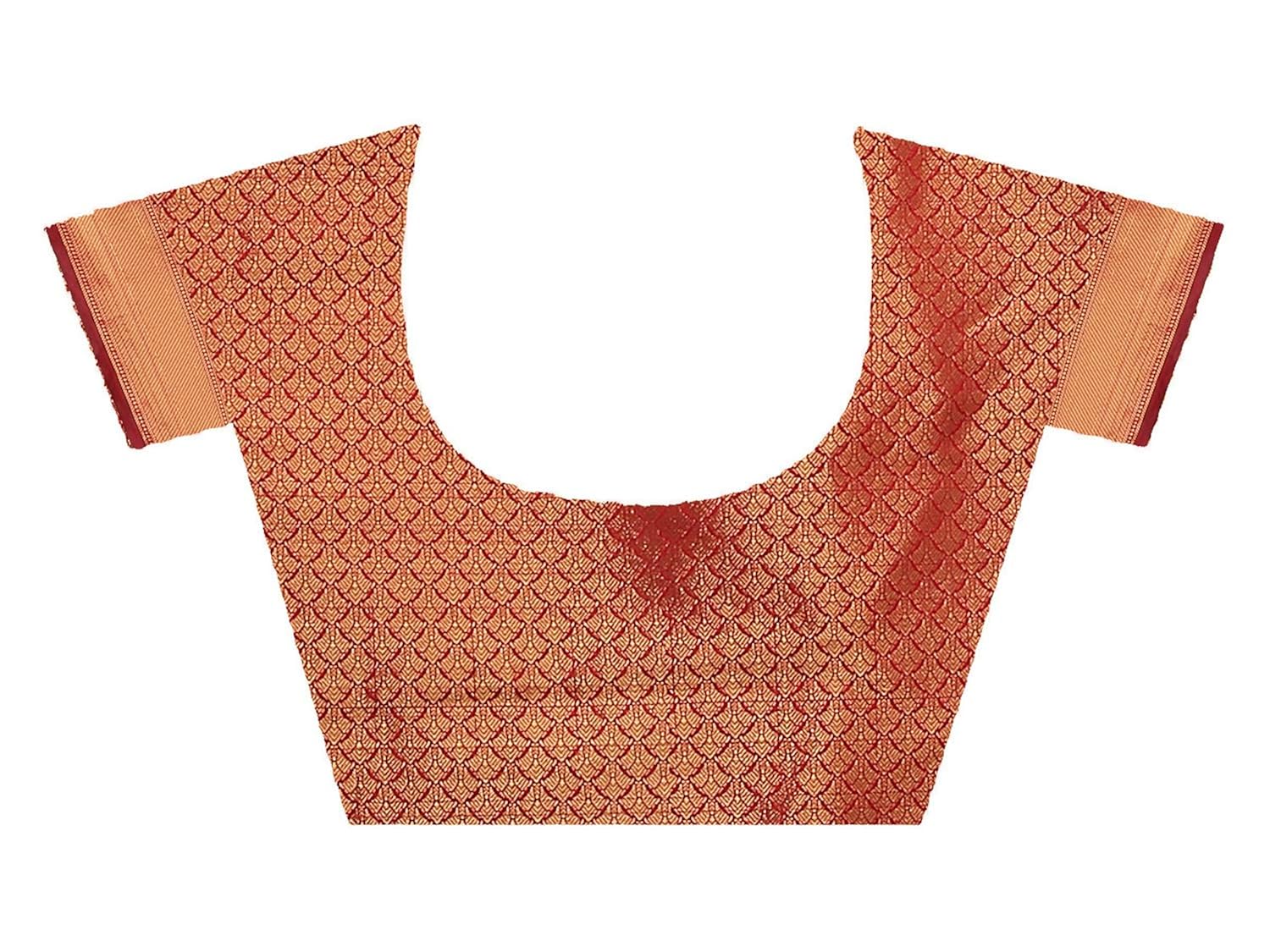 silk zone women's silk saree with blouse piece (banarasi 12_1_red)