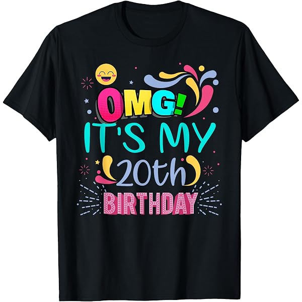 Amazon.com: Its My 20th Birthday Shirt Happy Birthday Funny Gift