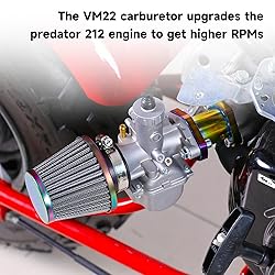 FVRITO Mini Bike 212 Carburetor VM22 Carb Kit for