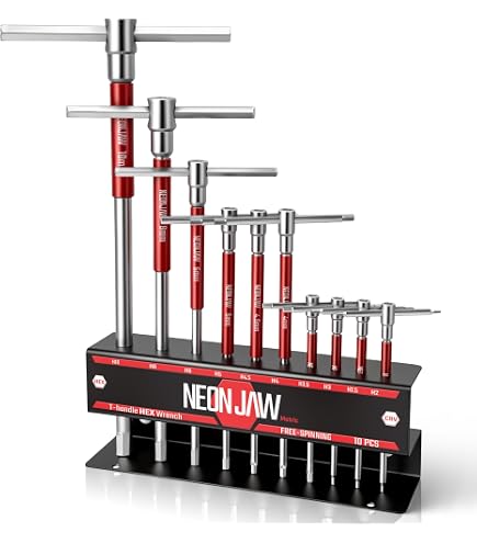 Amazon.com: Steelman 9-Piece Star T-Handle Allen Hex Key Wrench