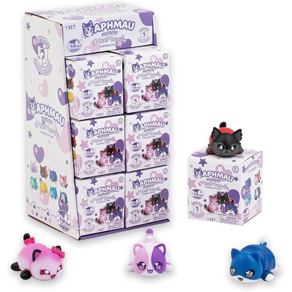 Figurine Spongieuse Mystery MeeMeows Aphmau - Styles Variables Parmi 6, Taille M - Pour Fans De La Chaîne YouTube - 11