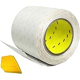 VViViD 3M Clear Vinyl Paint Protection Film 6 Inch by 120 Inch Roll w/Yellow Detailer Squeegee