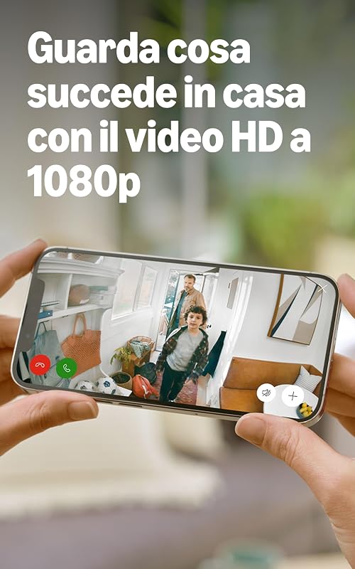 videocamera interna (Indoor Camera 2ª gen.) | Telecamera di sorveglianza per animali domestici | Audio bidirezionale, copertura per la privacy, fai-da-te | Ring Home: 30 gg. prova gratuita