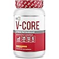 V-Core Orange Cream Protein Powder, Whey Protein, High Protein, Casein Protein, 25g Protein, 12g EAAs, 6g BCAAs, 2 lb Tub (23 Servings)