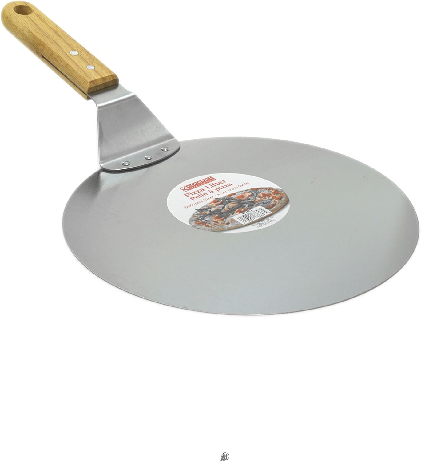 Gourmet Stainless Steel & Wood Chef Pizza/Pie/Cake Lifter Lifting Tool