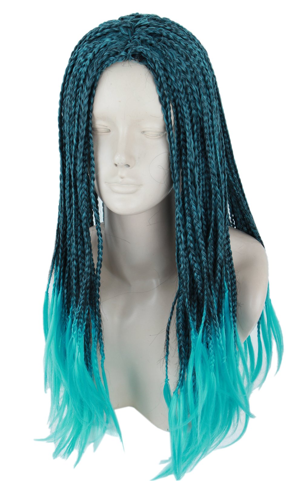 Topcosplay Women's Green Wig Long Halloween Cosplay Costume Wig (Green) — image 1